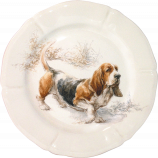 Gien Sologne Dessert Plates Dogs Assorted*